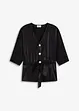 Blus med knytband, bonprix