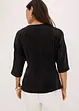 Blus med knytband, bonprix