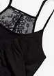 Pyjamas med shorts och spets i ryggen, bonprix