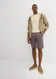 Bermudas i chinosmodell med linne, Regular Fit, bonprix