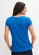 T-shirt i kräppat material med struktur, bonprix