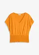 Topp med smock i nederkant, bonprix