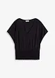 Topp med smock i nederkant, bonprix