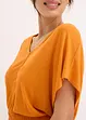 Topp med smock i nederkant, bonprix