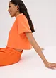 Jerseyshorts av lätt kräpp, bonprix