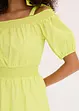 Off shoulder-klänning av ekologisk bomull, bonprix