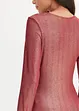 Långärmad topp med cut-outs, bonprix