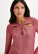 Långärmad topp med cut-outs, bonprix