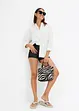 Skjortblus i muslin, bonprix