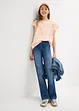 Jeggings Mid Waist för barn, Flared, bonprix