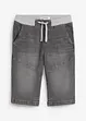 Stretchiga jeansbermudas, normal passform, bonprix