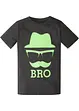 T-shirt med coolt tryck för barn, ekologisk bomull, bonprix