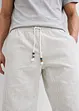 Bermudas med linne, normal passform, bonprix