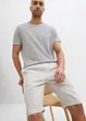 Bermudas med linne, normal passform, bonprix