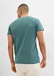 T-shirt i ribbat material, Slim Fit (2-pack), bonprix
