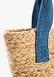 Shoppingväska med halmlook, bonprix