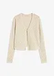 Kort cardigan med paljetter, bonprix