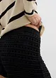 Korta stickade shorts med foder, bonprix