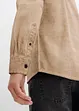 Långärmad bomullsskjorta med tvättad look, bonprix