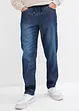 Dra på-jeans i somrig denim, klassisk passform (2-pack), bonprix