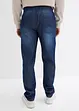 Dra på-jeans i somrig denim, klassisk passform (2-pack), bonprix