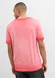 T-shirt i ekologisk bomull med tvättad look, bonprix