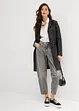 Barrel Jeans Mid Waist med bekväm midja, cropped, bonprix