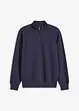 Sweatshirt med krage och kort dragkedja, bonprix