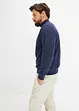 Sweatshirt med krage och kort dragkedja, bonprix