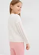 Hålmönstrad cardigan för barn, bonprix