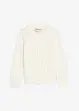Hålmönstrad cardigan för barn, bonprix