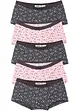 Hipstertrosa för flickor (5-pack), bonprix