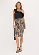 Blus med volanger, bonprix