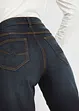 Wide Leg Jeans Mid Waist, med bekväm midja, bonprix