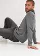 Polotröja med återvunnen bomull, Loose Fit, bonprix