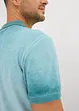 Kortärmad pikétröja med tvättad look, bonprix