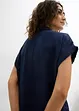 Kortärmad blus med återvunnen polyester, bonprix