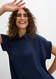 Kortärmad blus med återvunnen polyester, bonprix
