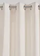 Gardinlängd med linnelook och återvunnen polyester (1-pack), bonprix