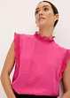 Blus med volanger, bonprix