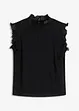 Blus med volanger, bonprix