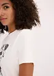 T-shirt med placerat tryck, bonprix