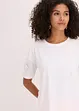 Topp med hålbroderi, bonprix