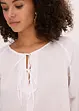 Blus i ekologisk bomull, bonprix
