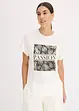 T-shirt med placerat tryck, bonprix