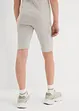 Cykelbyxa i elastisk materialmix med ekologisk bomull (2-pack), bonprix