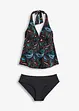 Tankini (2 delar) med återvunnen polyamid, bonprix