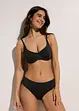 Bikiniöverdel med bygel, av glansigt material, bonprix