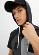 T-shirt med luva i tungt material, bonprix