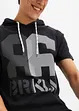 T-shirt med luva i tungt material, bonprix